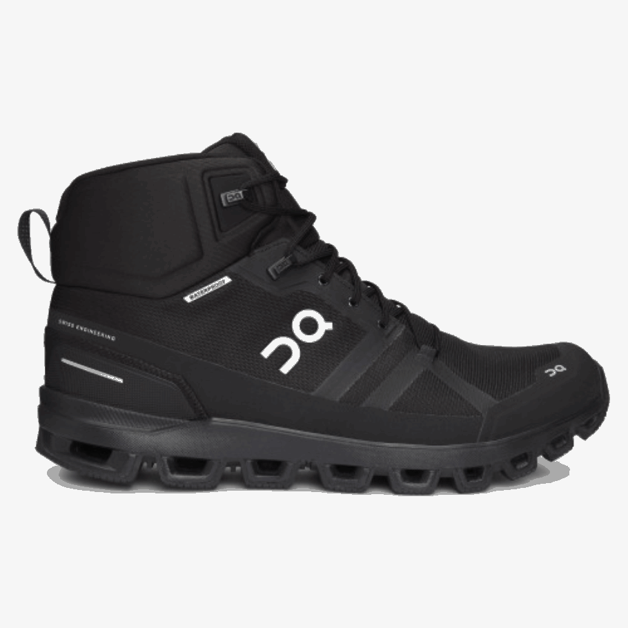 On Running Cloudrock Waterproof All Black