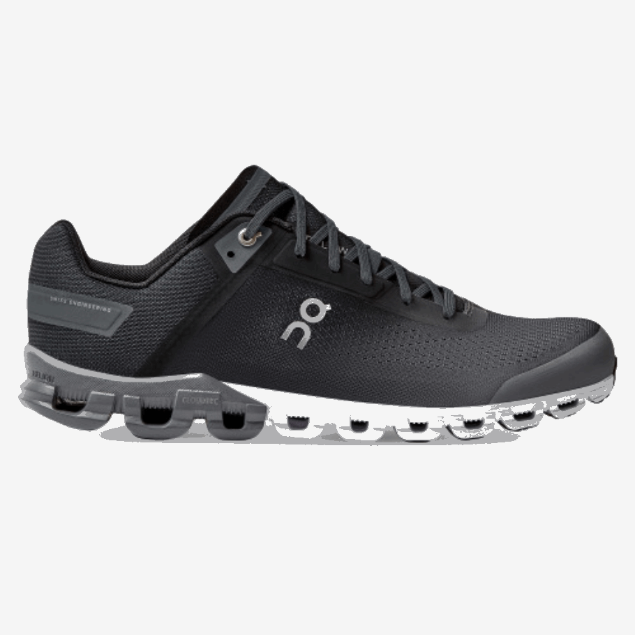 On Running Cloudflow Wide Black-Asphalt