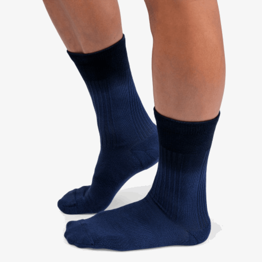 Denim-Black Everyday Sock On Running