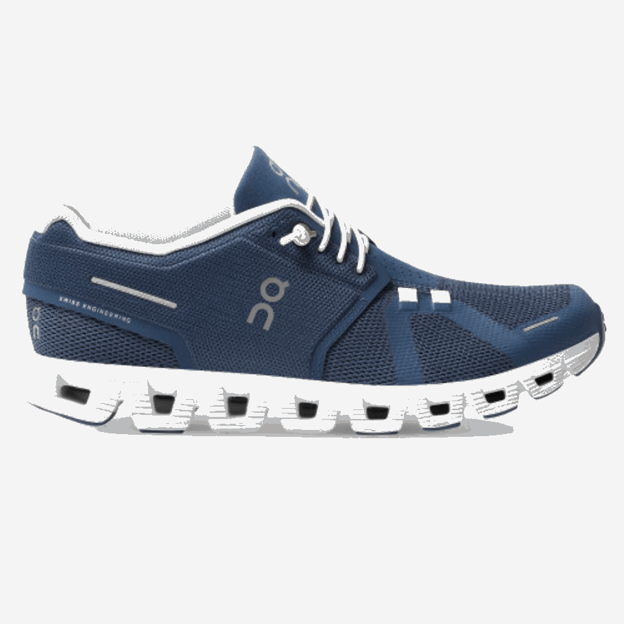 Cloud 5 On Running Denim-White