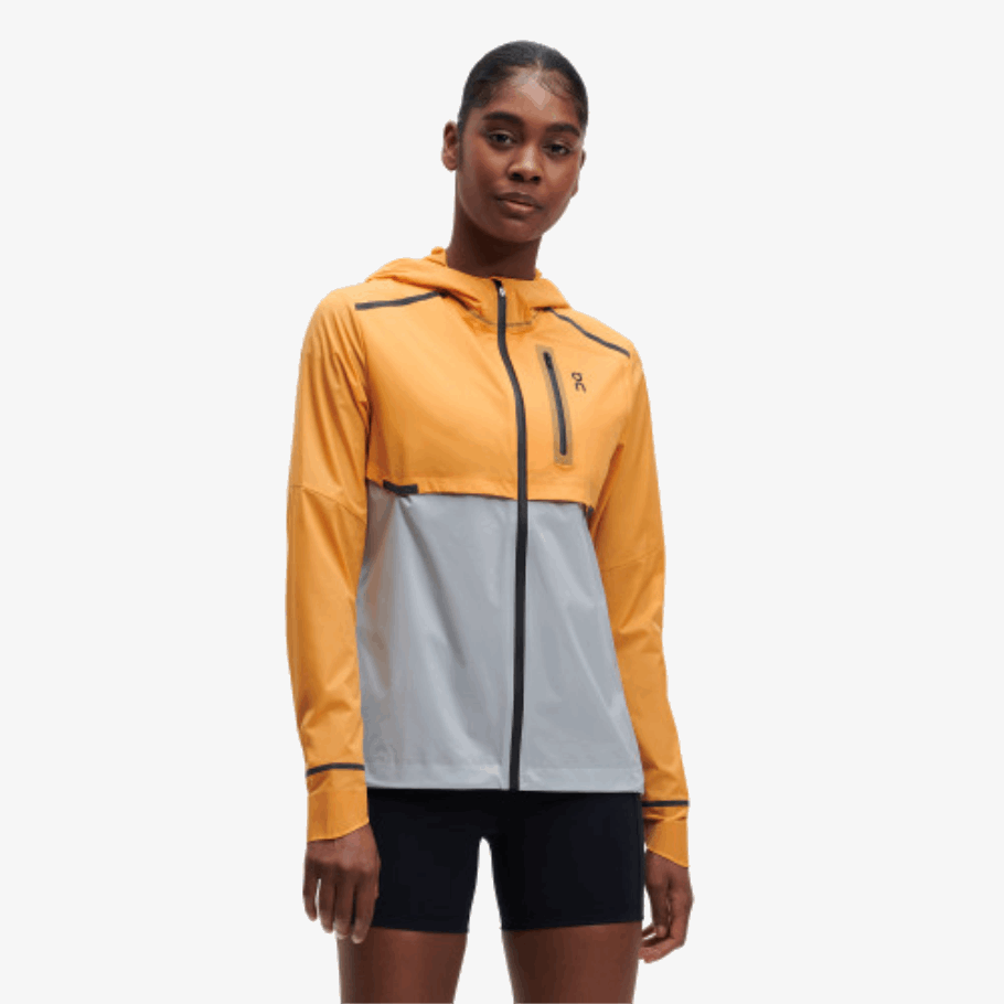 Mango-Hail On Running Weather Jacket