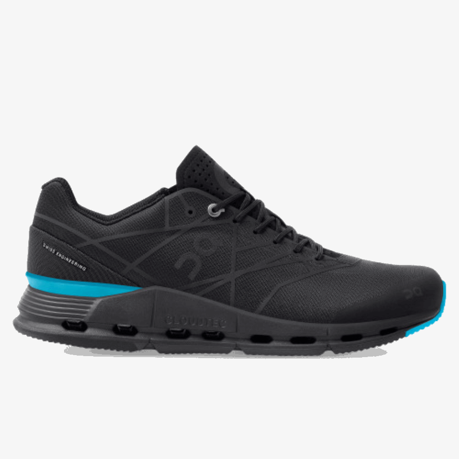 Black-Cyan Cloudnova Z5 On Running