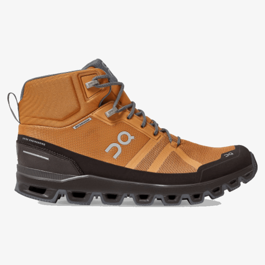 On Running Pecan-Brown Cloudrock Waterproof
