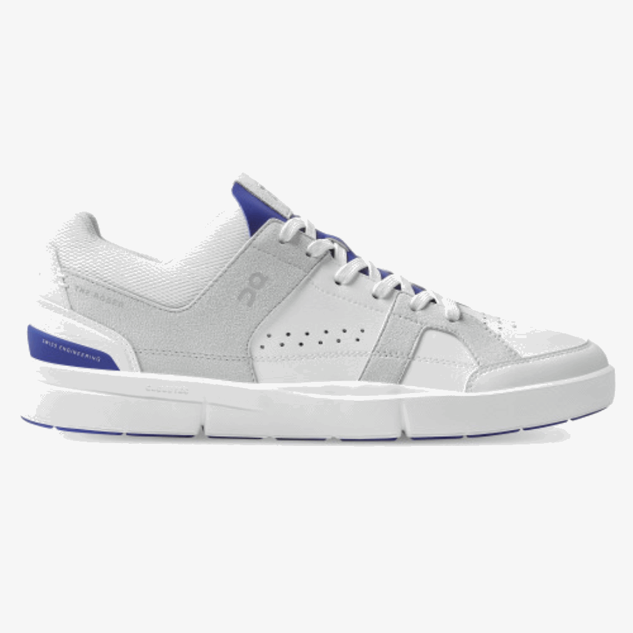 THE ROGER Clubhouse White-Indigo On Running