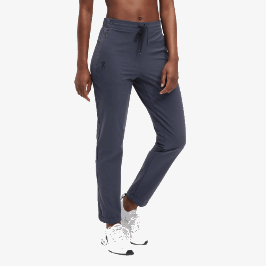Active Pants Navy On Running