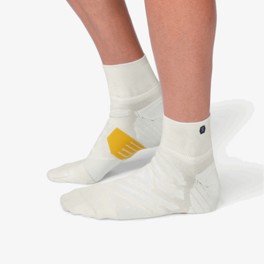 White-Ice Mid Sock On Running