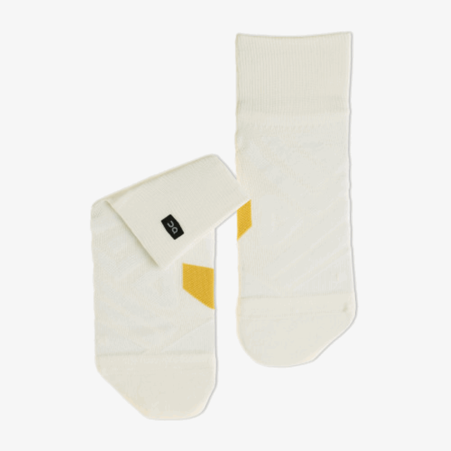 White-Ice Mid Sock On Running