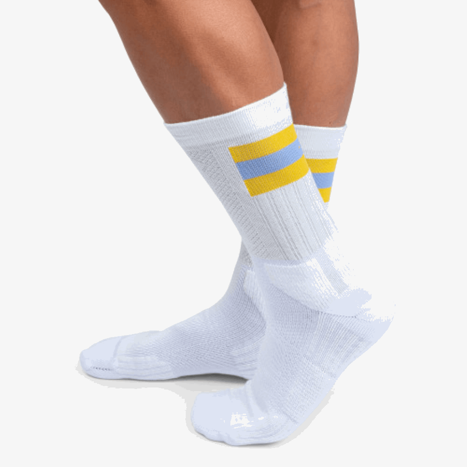 On Running Mustard Tennis Sock
