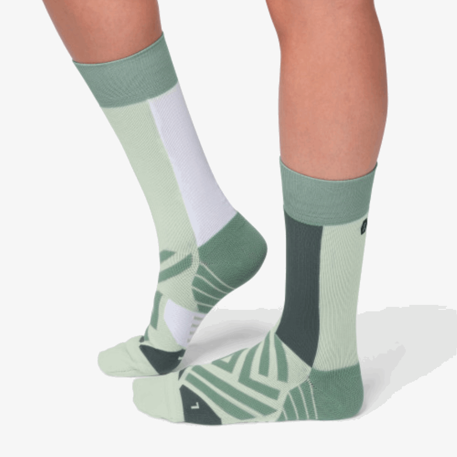 High Sock Mineral-White On Running