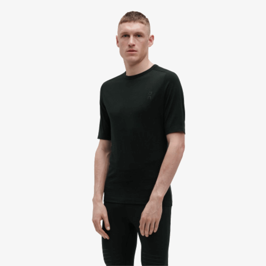Merino-T Black On Running
