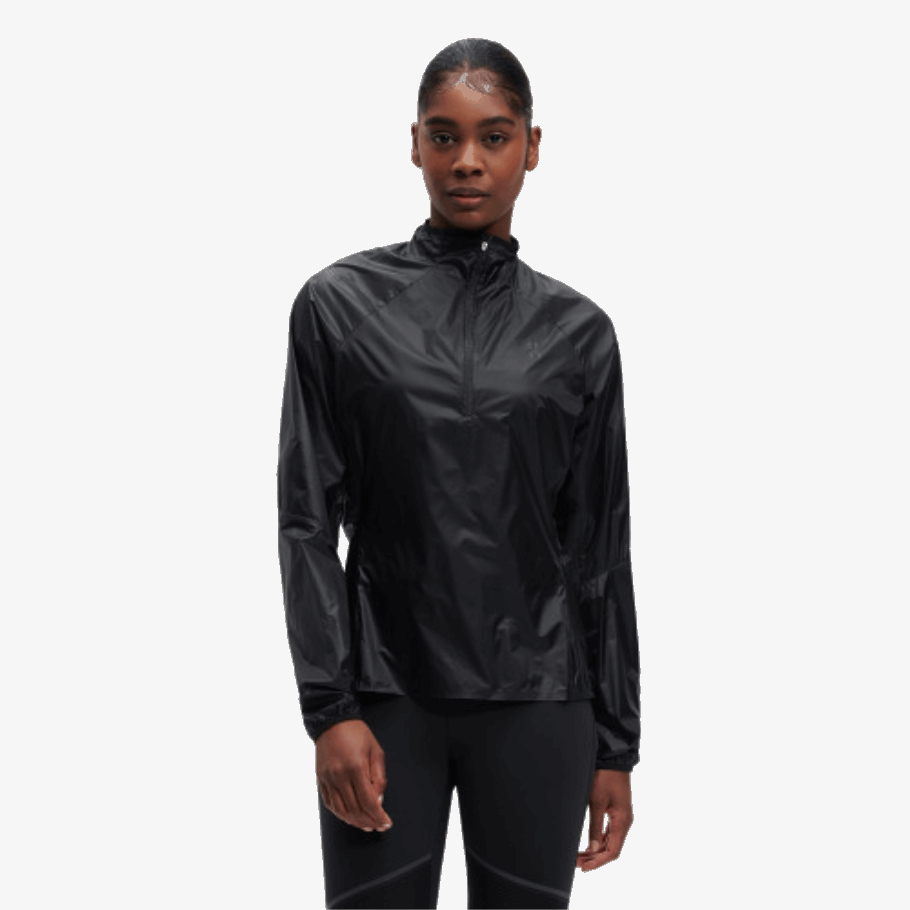 Black Zero Jacket On Running