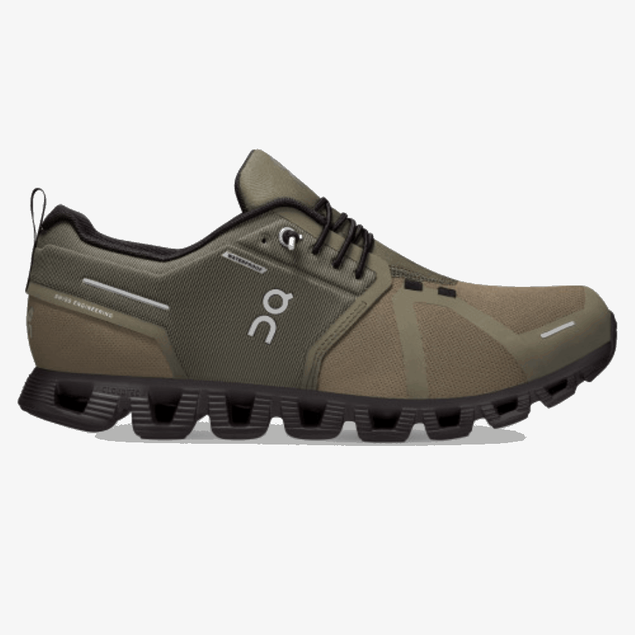On Running Olive-Black Cloud 5 Waterproof