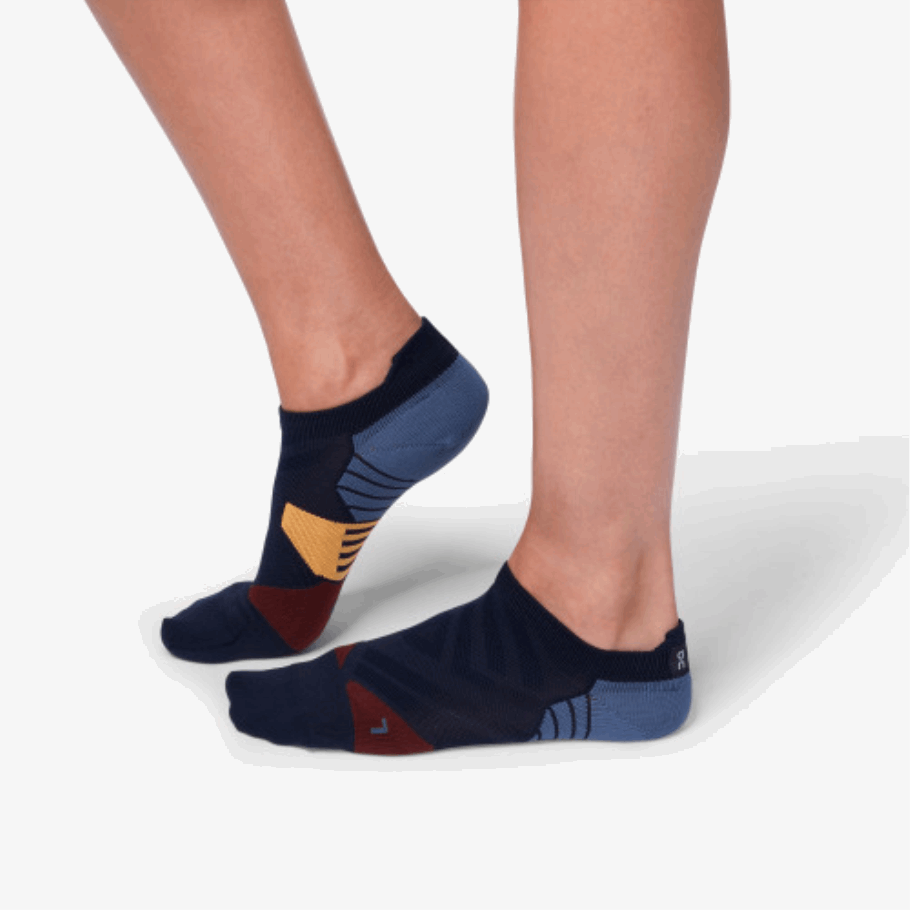 Midnight-Tan On Running Low Sock