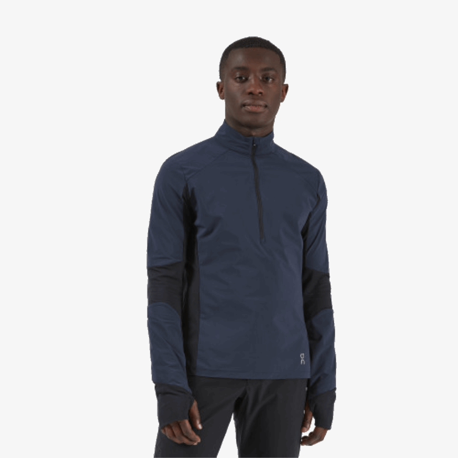 Navy-Black Trail Breaker On Running