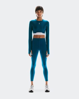 Women Train Long Sleeve Crop